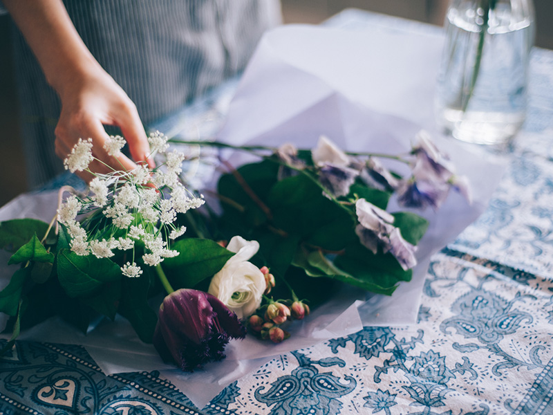 異動する看護師へのおすすめのプチギフト:おしゃれな花束