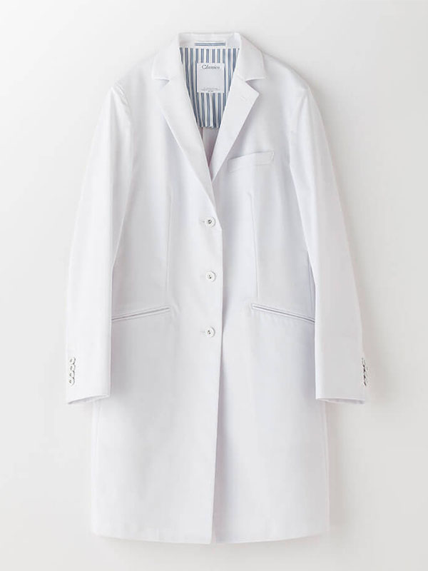 大事に着たい白衣:ヌードフィットドクターコート