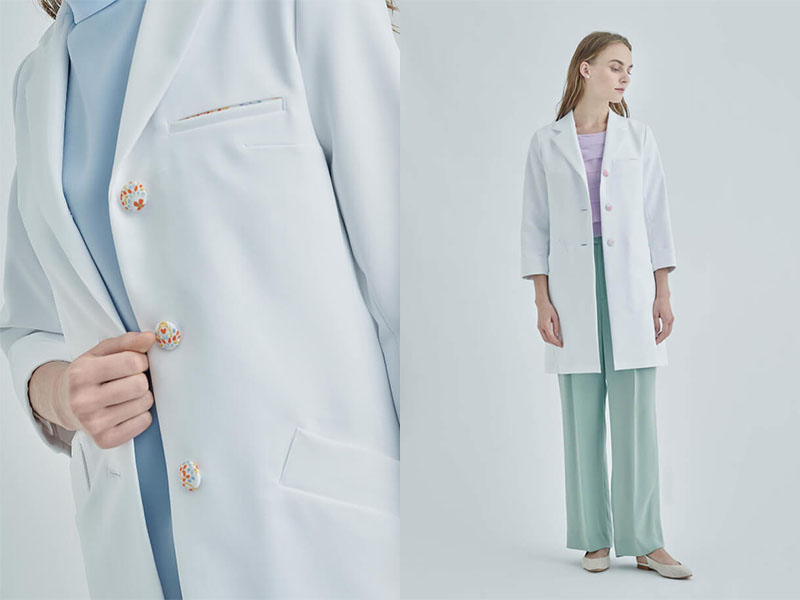 冬に静電気を防ぐ、女性医師におすすめの白衣:Plantica・LABコート