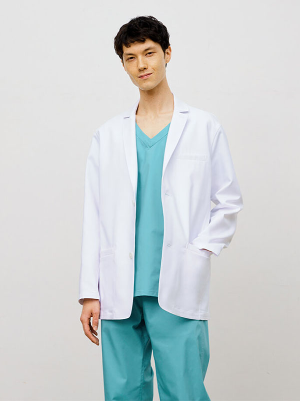 男性医師向けのロングセラージャケット白衣:Ron Herman ジャケット(ユニセックス白衣)