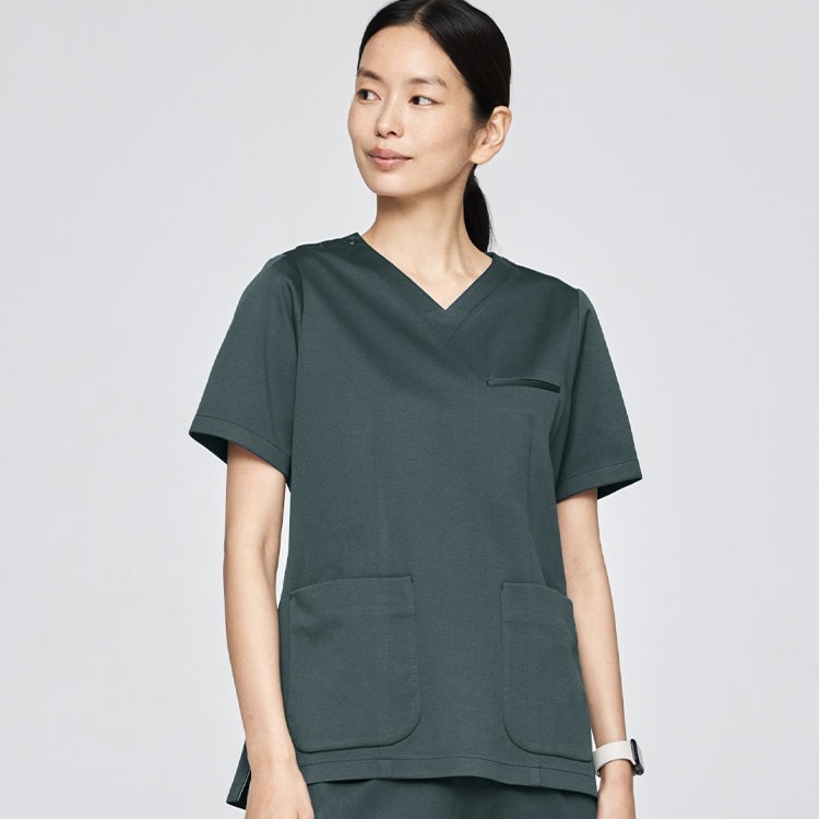 レディース:スクラブトップス・DECO