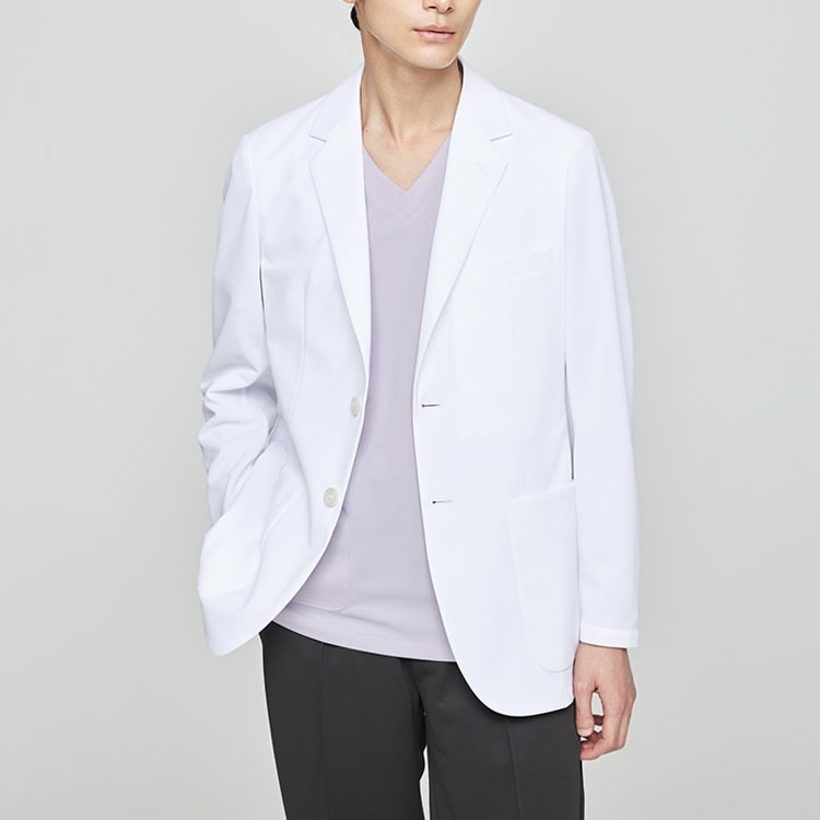 メンズ白衣:テーラードジャケットクールテックプルーフ