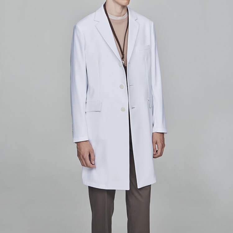 メンズ白衣:ライトコート