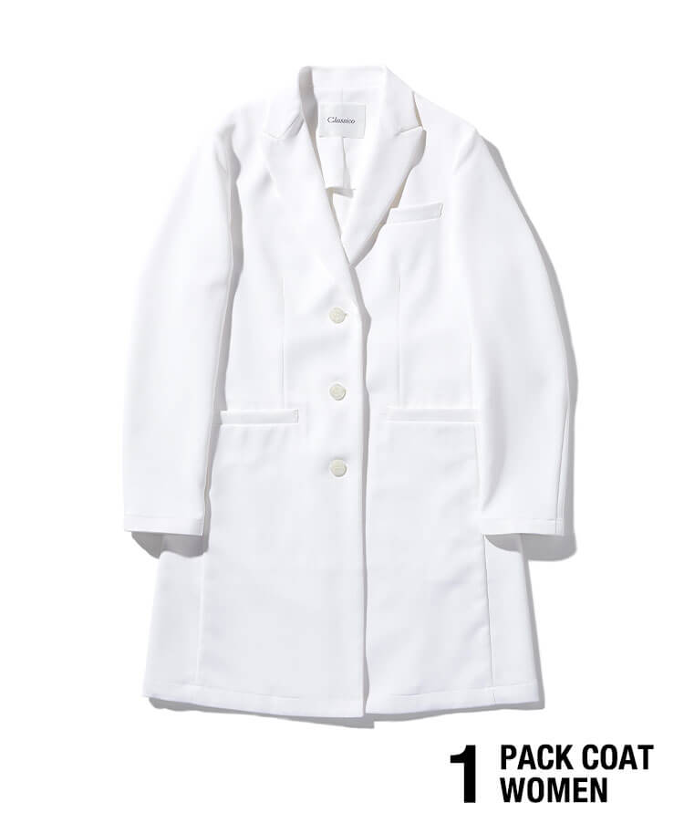 レディース白衣:PACKテーラードコート
