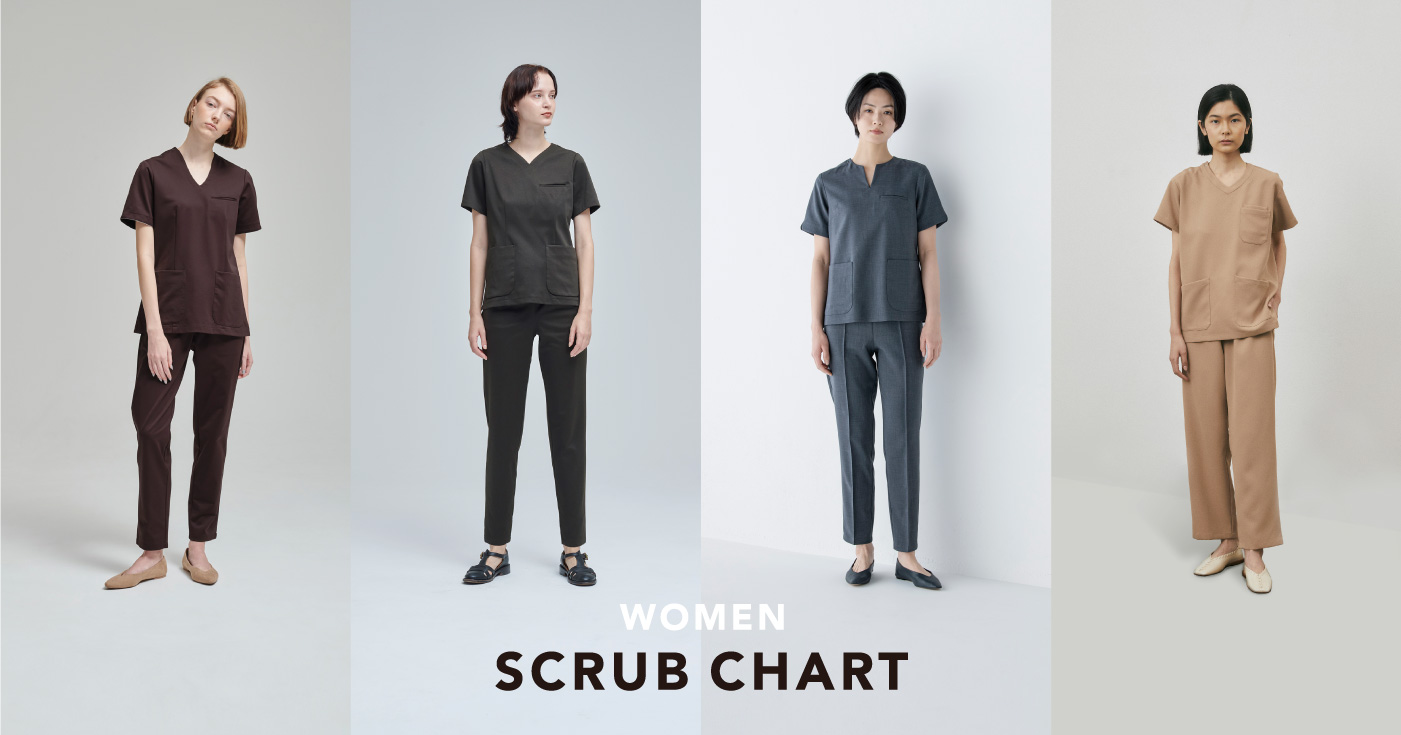 WOMEN SCRUB CHART