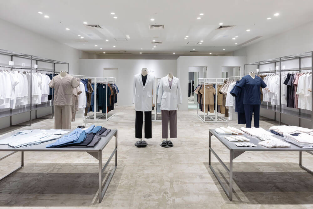 クラシコ 名古屋の店内写真 白衣・スクラブ・ナース服