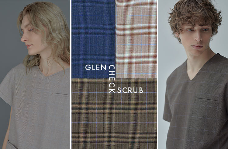 GLEN CHECK SCRUB