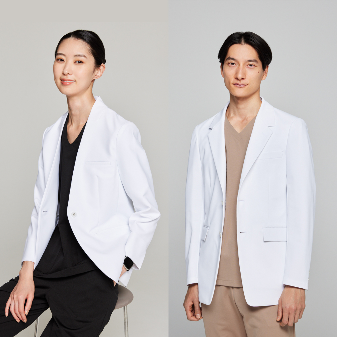 ジャケット白衣事例画像