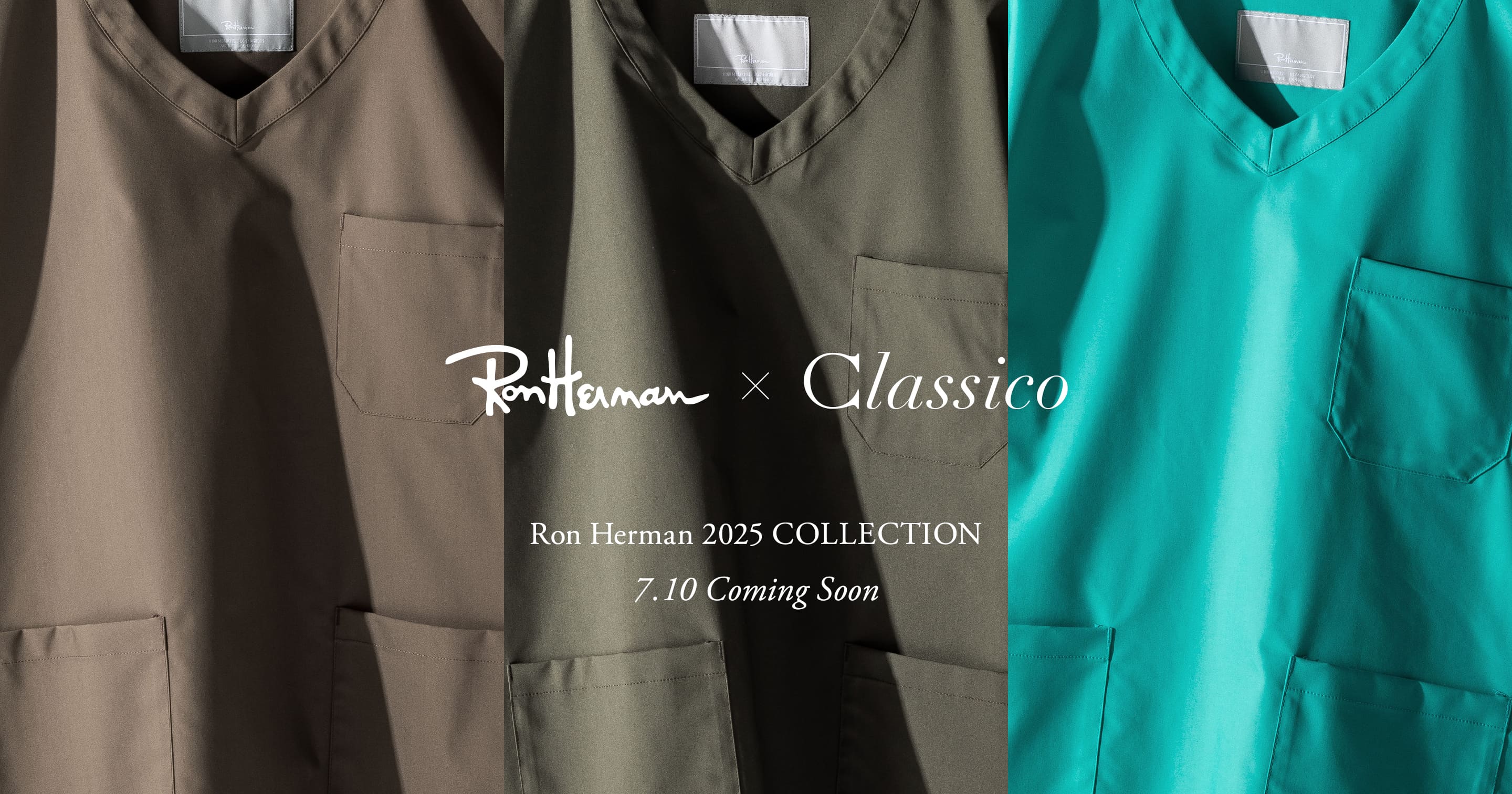 Pontiaman x Classico Ron Herman 2025 COLLECTION 7.10 Coming Soon