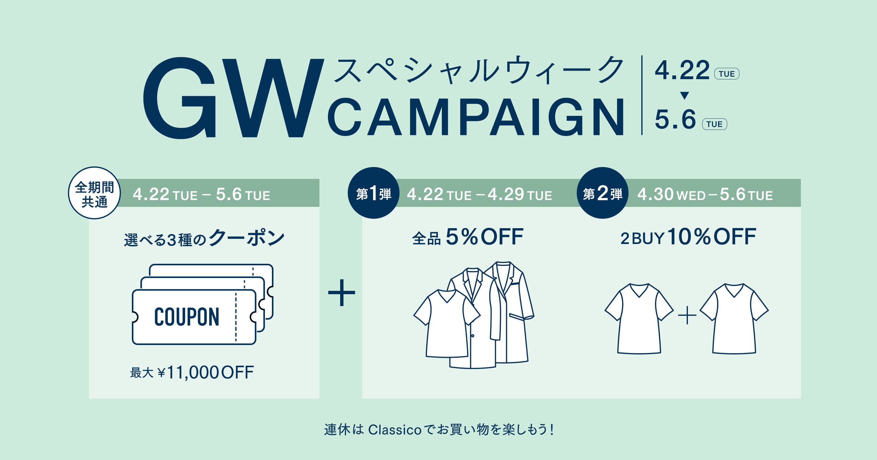 GW スペシャルウィーク CAMPAIGN