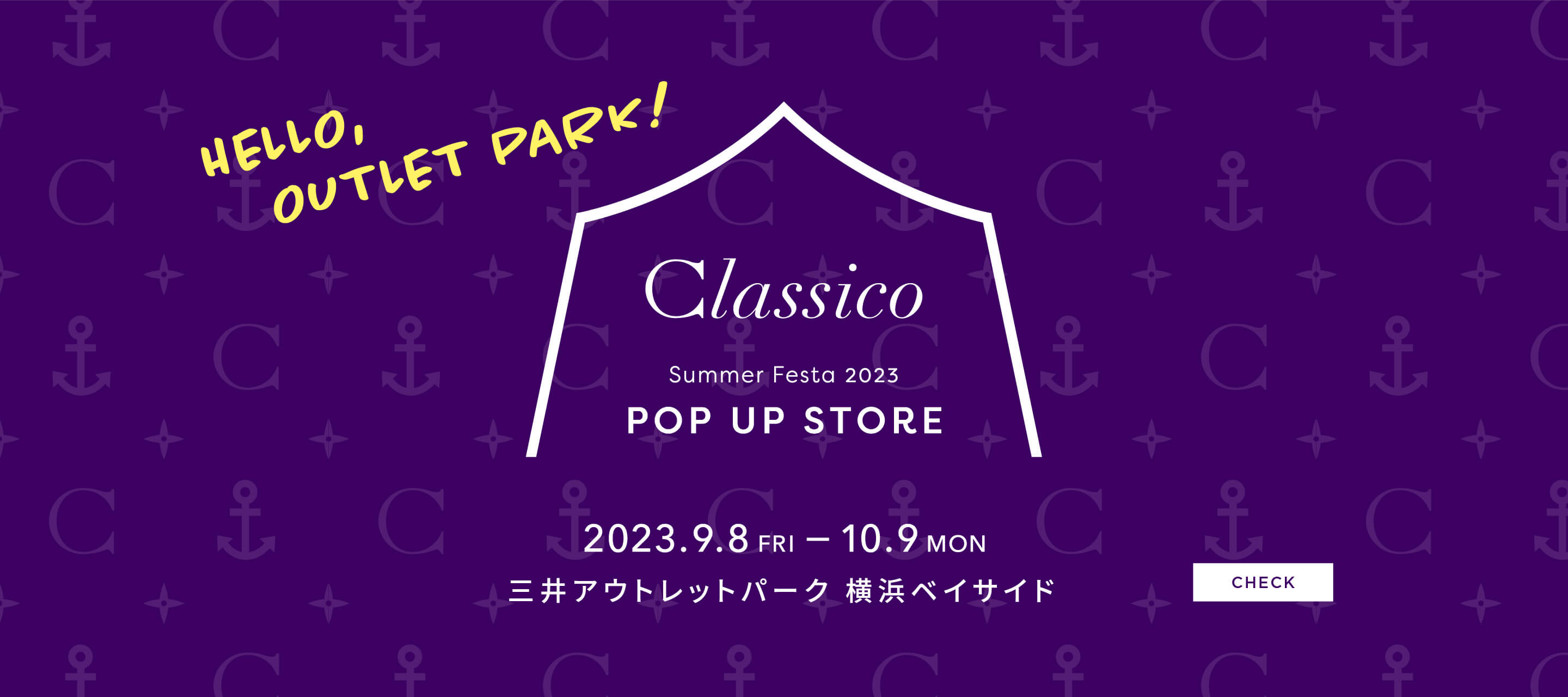 横浜ベイサイド POP UP STORE