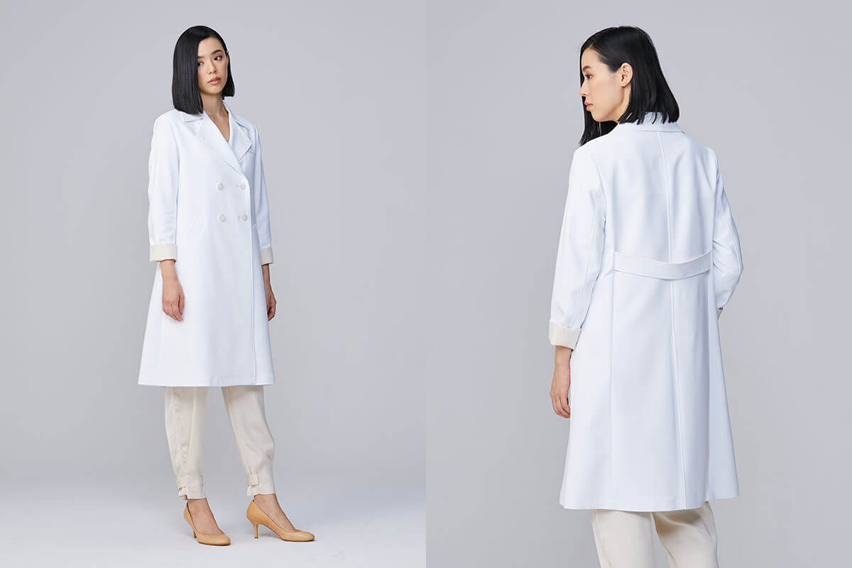 レディース白衣 アーバントレンチコート おしゃれ白衣のクラシコ公式通販